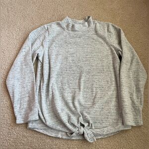 Old Navy Gray Heather Fleece Sweatshirt
